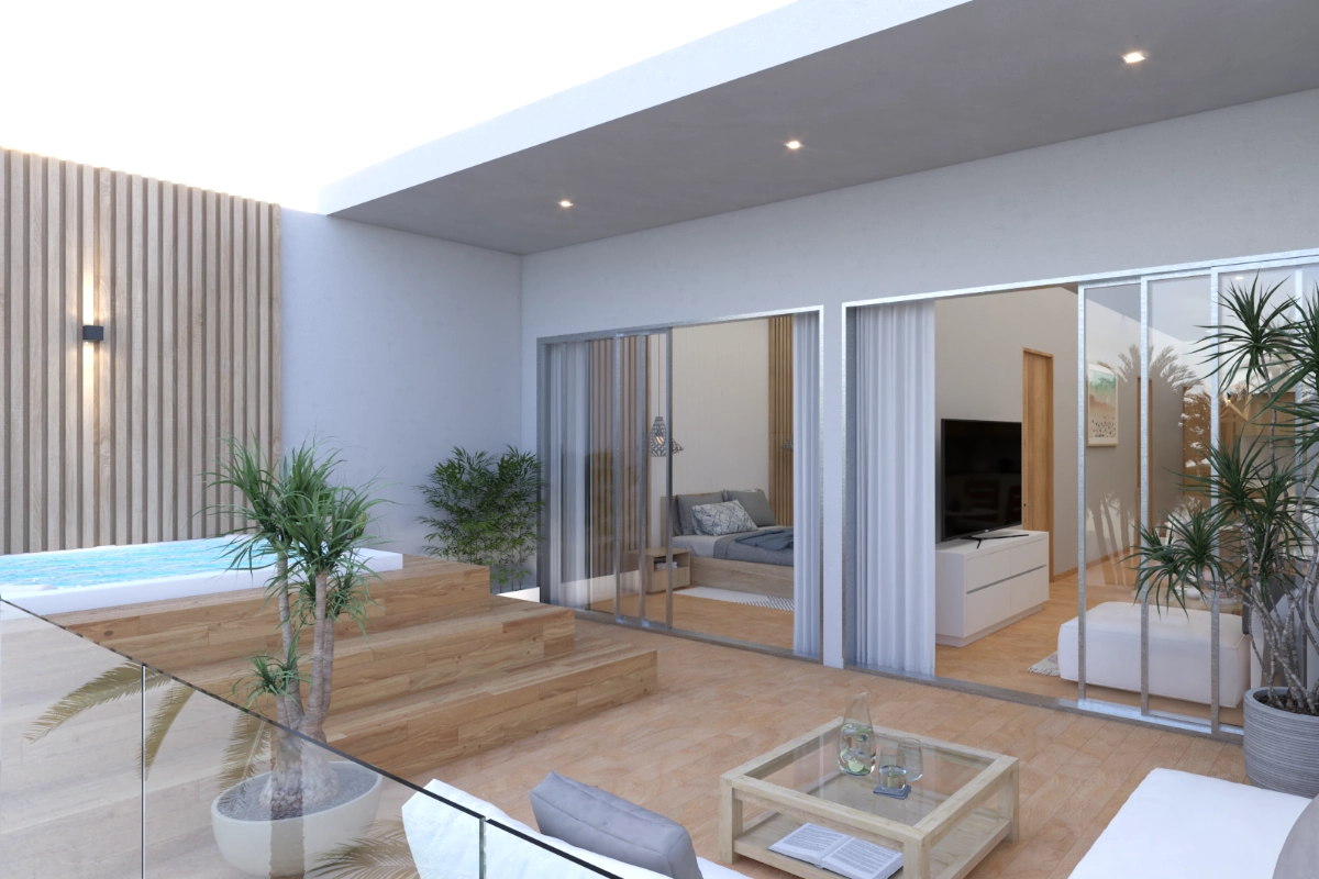 Departamento BA'ÁLCHE' en Balam Resort con terraza, jacuzzi y amenidad privada