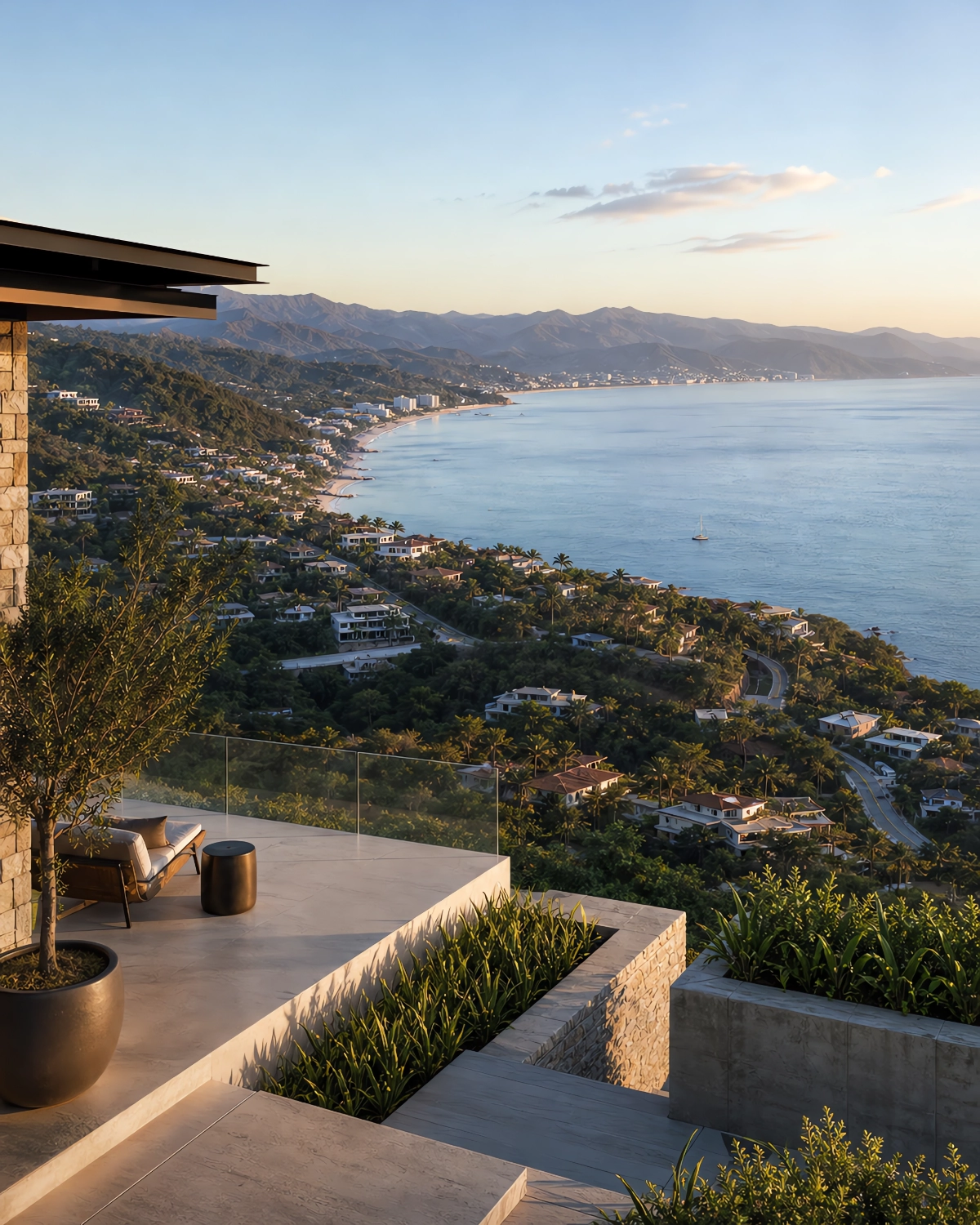 Vista premium de Riviera Nayarit como región de inversión inmobiliaria